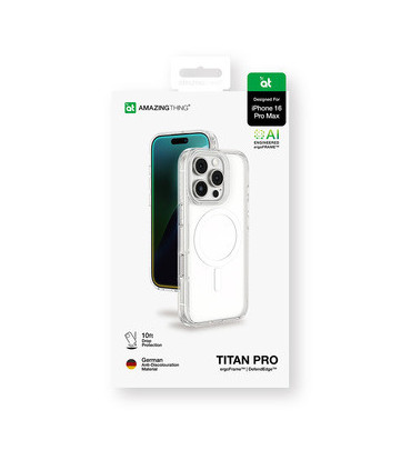 Etui Minimal MagSafe iPhone 16 Pro Max – Przezroczyste i Stylowe