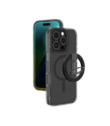 Etui Titan Pro Mag Ring iPhone 16 Pro Max – Czarny i Wytrzymały