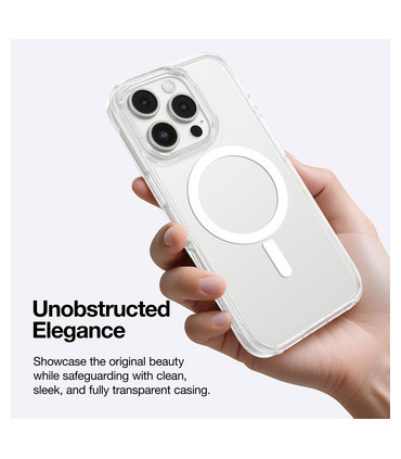 Przezroczyste Etui Minimal MagSafe iPhone 16 Pro – Wytrzymałość i Styl