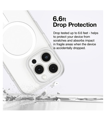 Przezroczyste Etui Minimal MagSafe iPhone 16 Pro – Wytrzymałość i Styl