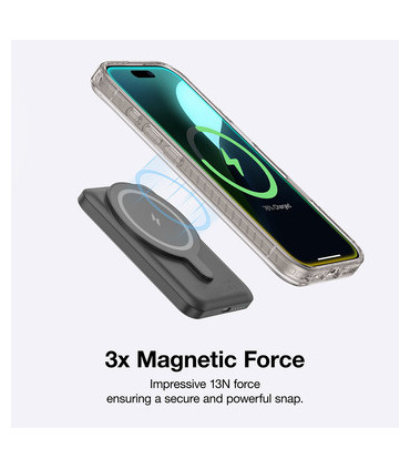 Etui Titan Pro Ring Grip iPhone 16 Pro – 10FT, IP16, Szary