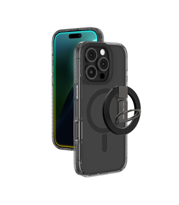 Etui Titan Pro Ring Grip iPhone 16 Pro – 10FT Czarny