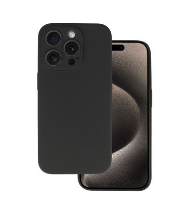 Etui Back Case Matt iPhone 15 Pro Max – Czarny