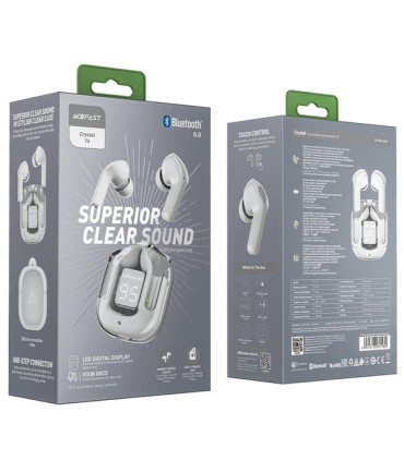 Słuchawki Acefast T6 TWS Bluetooth – Szare