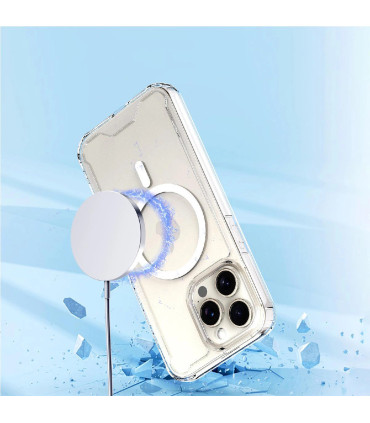 Etui Clear Corner MagSafe iPhone 16 Pro Max – Wzmocniona Ochrona!