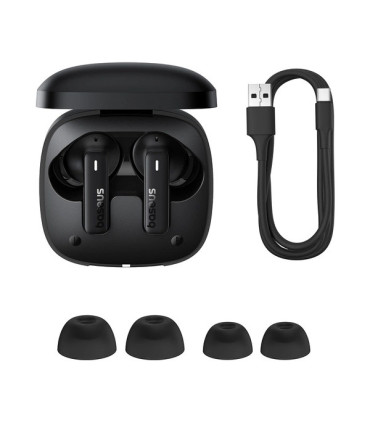 Słuchawki Baseus Bowie E19 Black – Bezprzewodowa Jakość!