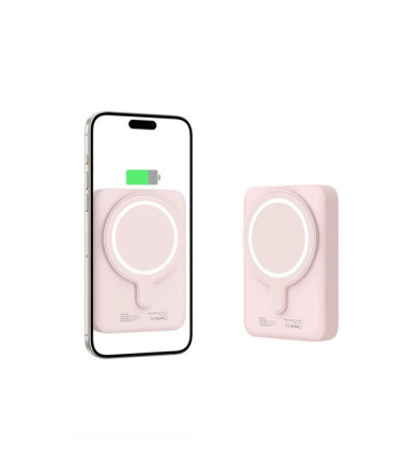 Powerbank Tech-Protect PB11 10000mAh Różowy – MagSafe i Styl!