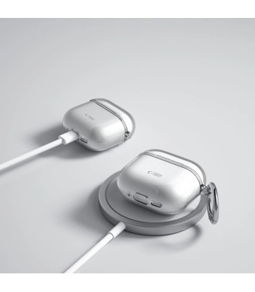 Etui Tech-Protect FlexAir AirPods 4 – Szara Ochrona i Styl!