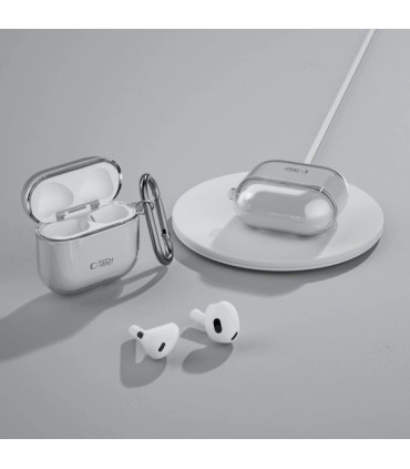 Etui Tech-Protect FlexAir AirPods 4 – Szara Ochrona i Styl!