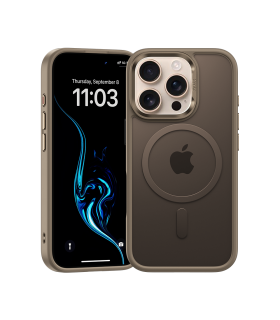 Benks Etui Magnetic Mist Metal Frame – iPhone 16 Pro Tytan