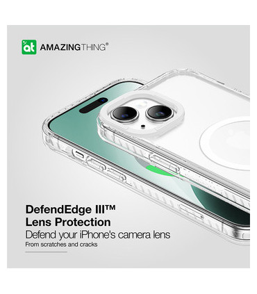 Amazing Thing Etui Titan Pro MagSafe Case – iPhone 15 Przezroczysty