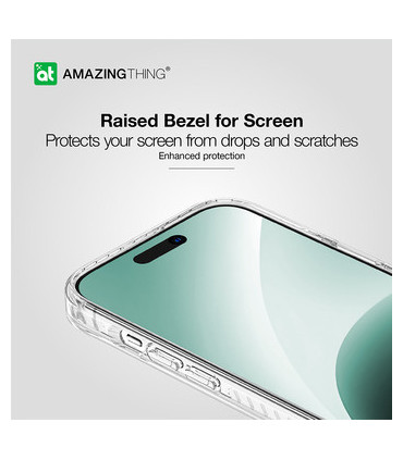 Amazing Thing Etui Titan Pro MagSafe Case – iPhone 15 Przezroczysty