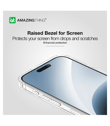 Etui Amazing Thing Minimal do iPhone 15 Pro Max – przezroczyste