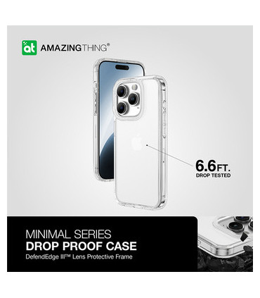 Etui Amazing Thing Minimal przezroczyste – iPhone 16 Pro