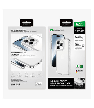 Etui Amazing Thing Minimal przezroczyste – iPhone 16 Pro