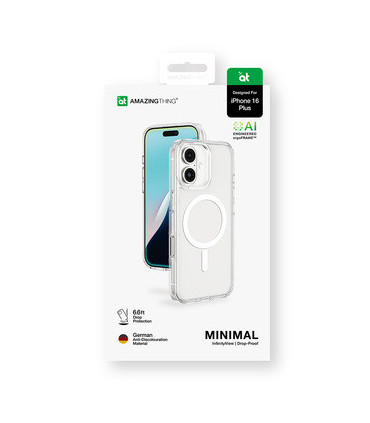 Etui Amazing Thing Minimal MagSafe przezroczyste – iPhone 16