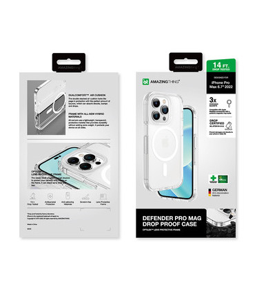 Etui Amazing Thing Minimal MagSafe przezroczyste – iPhone 15 Pro Max