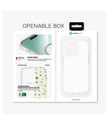 Etui Amazing Thing Minimal MagSafe przezroczyste – iPhone 15 Pro Max