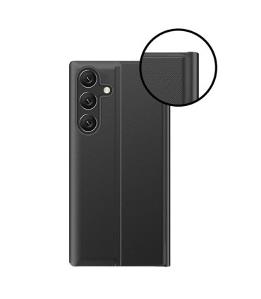 Etui New Sleep View Case z klapką – Samsung Galaxy A35, czarne