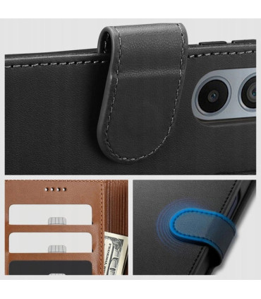 Etui Tech-Protect Wallet do Samsung Galaxy M35 5G – Czarny