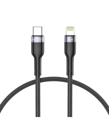 Kabel Tech-Protect UltraBoost 2 USB-C do Lightning 30W 0,25m – Czarny