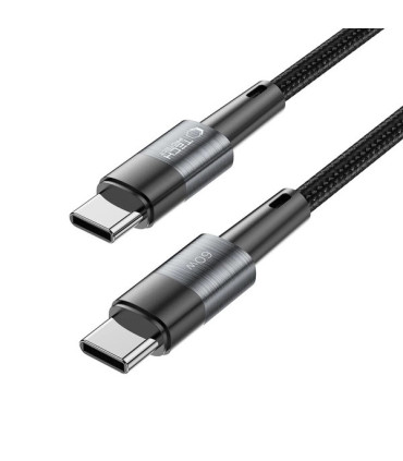 Kabel Tech-Protect UltraBoost USB-C do USB-C 60W 0,25m – Szary