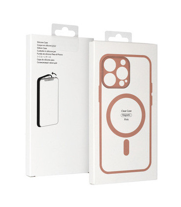 Etui Acrylic Color MagSafe do iPhone 13 Pro – Jasnoróżowe