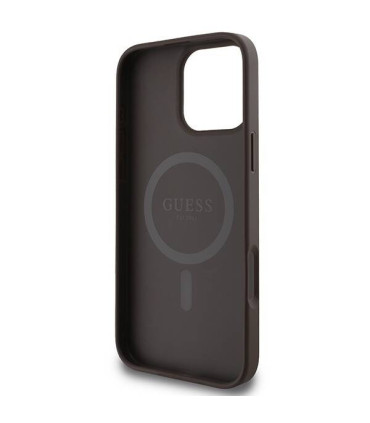 Etui Guess 4G Printed Stripes MagSafe do iPhone 16 Pro Max – Elegancja i Funkcjonalność