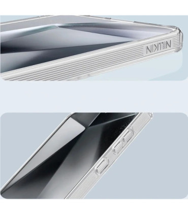 Etui Nillkin Nature TPU Pro MagSafe do Galaxy S25 – Przezroczysta Ochrona