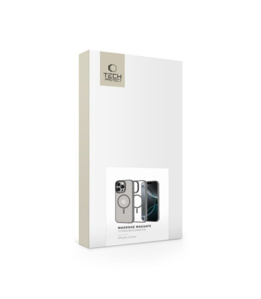 Etui Tech-Protect MagEdge MagSafe do iPhone 16 Pro – Titanium Gunmetal