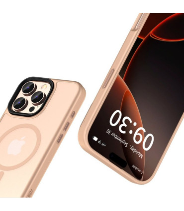 Etui Tech-Protect MagMat MagSafe do iPhone 16 Pro – Matte Desert