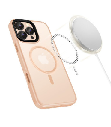 Etui Tech-Protect MagMat MagSafe do iPhone 16 Pro – Matte Desert