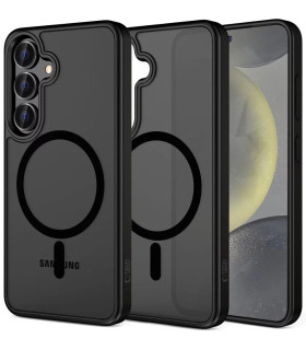 Etui Tech-Protect MagMat MagSafe do Galaxy S25+ – Matowa czerń