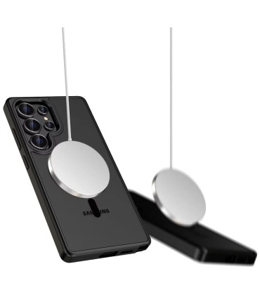 Etui Tech-Protect MagMat MagSafe do Galaxy S25 Ultra – Matowa czerń