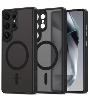 Etui Tech-Protect MagMat MagSafe do Galaxy S25 Ultra – Matowa czerń