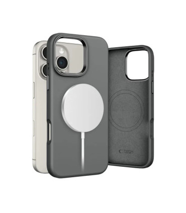 Etui Tech-Protect Silicone Pure MagSafe do iPhone 16 Pro Max – Clay