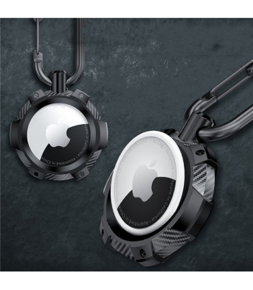 Etui Tech-Protect TPU Carbon na Apple AirTag – Czarny