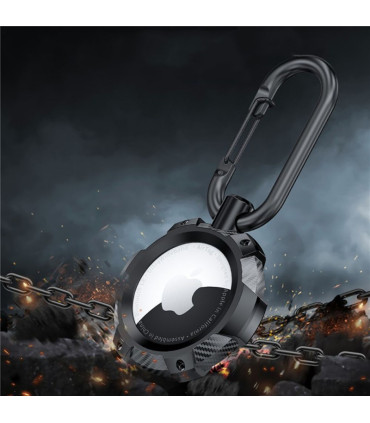 Etui Tech-Protect TPU Carbon na Apple AirTag – Czarny