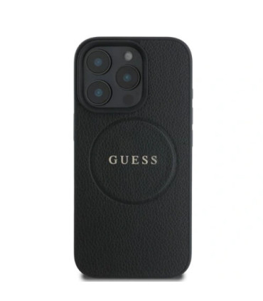 Etui Guess Grained Gold Ring MagSafe do iPhone 16 Pro Max