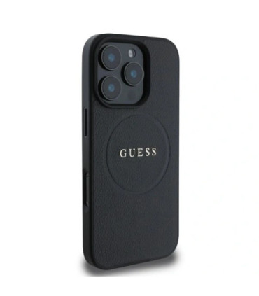 Etui Guess Grained Gold Ring MagSafe do iPhone 16 Pro Max