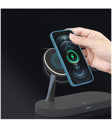 Ładowarka Tech-Protect A12 3w1 MagSafe – Czarna