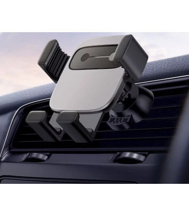 Baseus SUYL-FKS Srebrny Uchwyt Samochodowy do Kratki Nawiewu