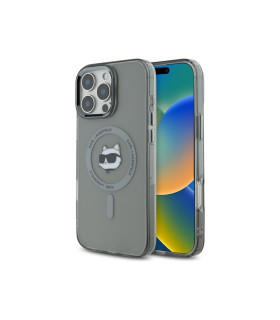 Etui Karl Lagerfeld IML Metal Karl Head MagSafe do iPhone 16 Pro Max