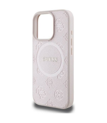 Etui Guess Saffiano Peony Classic Logo MagSafe do iPhone 16 Pro Max
