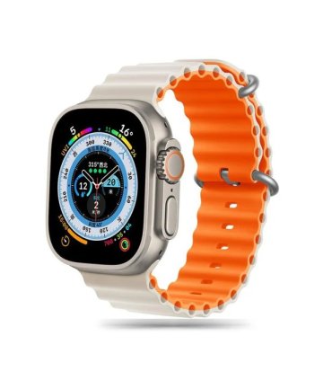 Pasek Tech-Protect Iconband Pro Apple Watch 44-49 mm – Starlight/Orange