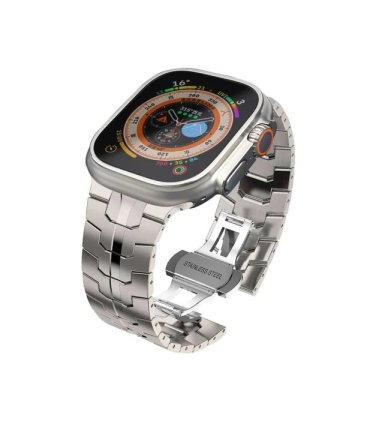 Pasek Tech-Protect Stainless Line Apple Watch 44-49 mm – Titanium