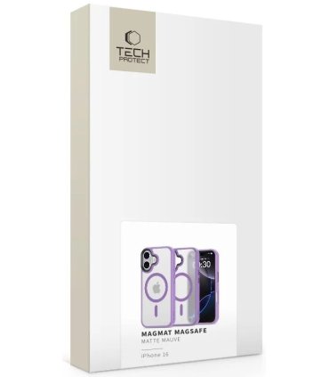 Etui Tech-Protect MagMat MagSafe iPhone 16 – Matte Mauve