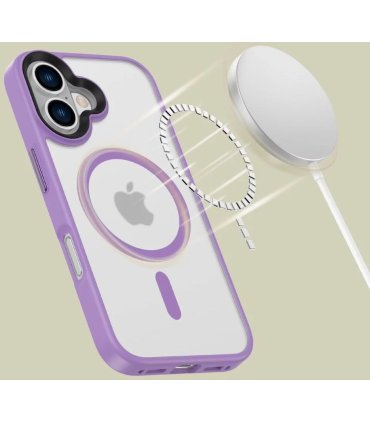 Etui Tech-Protect MagMat MagSafe iPhone 16 – Matte Mauve