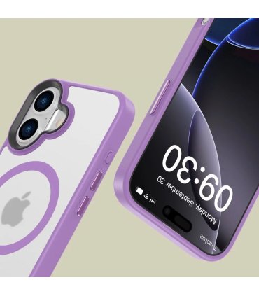 Etui Tech-Protect MagMat MagSafe iPhone 16 – Matte Mauve