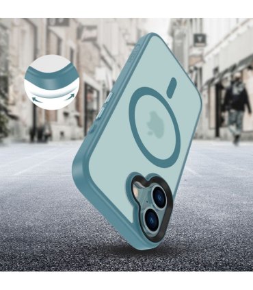 Etui Tech-Protect MagMat MagSafe iPhone 16 – Matte Teal